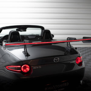 [Carbon] Maxton karbon spojler s gornjim swan montažnim sustavom + LED za Mazda MX-5 ND (Mk4)