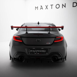 [Carbon] Maxton carbon spoiler with upper swan-neck mounting + LED for Toyota GR86 / Subaru BRZ Mk2