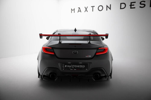 [Carbon] Maxton carbon spoiler with upper swan-neck mounting + LED for Toyota GR86 / Subaru BRZ Mk2