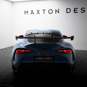 [Carbon] Maxton karbon spojler s gornjim swan montažnim sustavom + LED za Toyota Supra Mk5