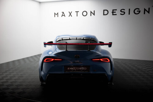[Carbon] Maxton karbon spojler s gornjim swan montažnim sustavom + LED za Toyota Supra Mk5