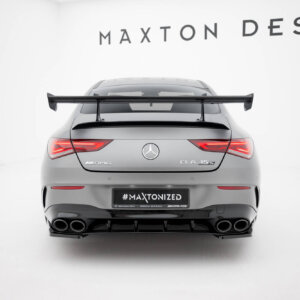 [Carbon] Maxton carbon spoiler with upper swan-neck mounting for Mercedes-Benz CLA Coupe C118 / C118 Facelift