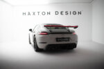 [Carbon] Maxton carbon spoiler with upper swan-neck mounting V.1 + LED for Porsche 718 Cayman 982c