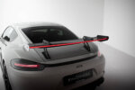[Carbon] Maxton carbon spoiler with upper swan-neck mounting V.1 + LED for Porsche 718 Cayman 982c