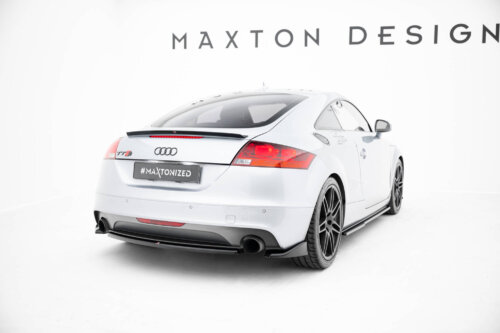 Maxton Central Rear Splitter for Audi TT S-Line 8J Facelift