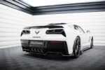 Maxton osrednji rear splitter (with vertical bars) for Chevrolet Corvette C7