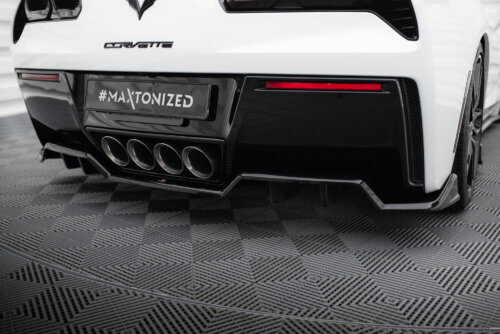 Maxton osrednji rear splitter (with vertical bars) for Chevrolet Corvette C7