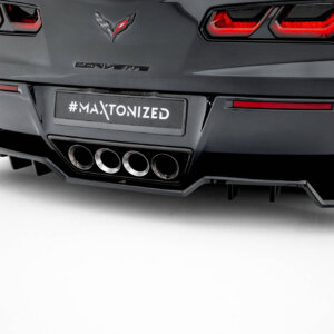 Maxton osrednji rear splitter (with vertical bars) for Chevrolet Corvette Z06 C7