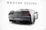 Maxton središnji stražnji splitter (s vertikalnim šipkama) za Chevrolet Corvette Z06 C7