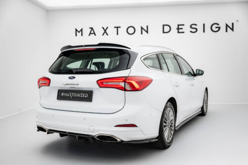 Maxton središnji stražnji splitter (s vertikalnim šipkama) za Ford Focus Vignale Estate Mk4