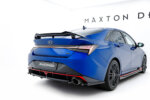 Maxton osrednji rear splitter (with vertical bars) for Hyundai Elantra N Mk7