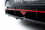 Maxton osrednji rear splitter (with vertical bars) for Hyundai Elantra N Mk7