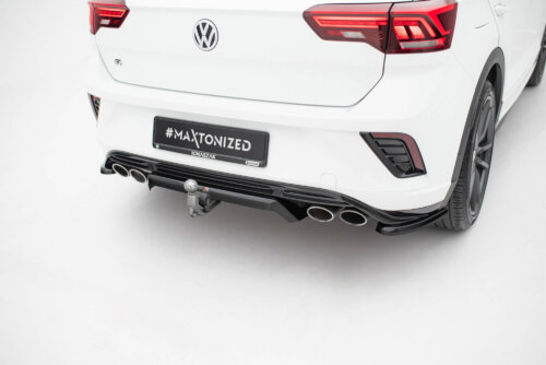 Maxton osrednji rear splitter (with vertical bars) for Volkswagen T-Roc R Mk1
