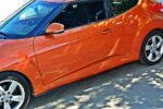 Maxton side skirt diffusers for Hyundai Veloster
