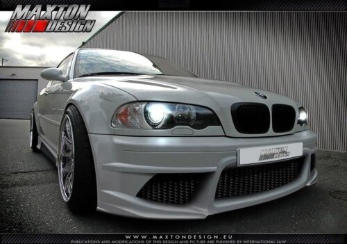 Maxton front bumper for BMW 3 E46 - 4 Door Saloon < Generation V >