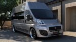 Maxton Front Bumper Fiat Ducato III With LED