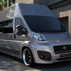 Maxton Front Bumper Fiat Ducato III With LED