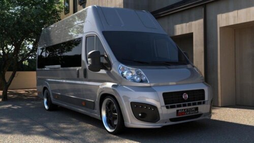 Maxton Front Bumper Fiat Ducato III With LED