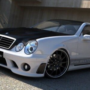 Maxton front bumper for Mercedes CLK W208