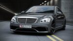 Maxton prednji branik za Mercedes S W221 (look W205)