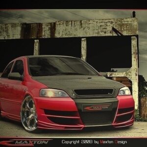 Maxton front bumper < Inferno > for Opel Astra G