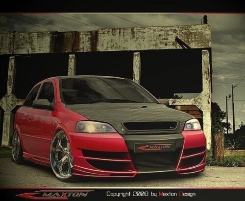 Maxton front bumper < Inferno > for Opel Astra G