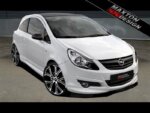 Maxton front splitter for Opel Corsa D (Preface)