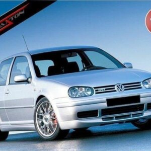 Maxton Front Bumper Spoiler VW Golf 4 25'TH Anniversary Look