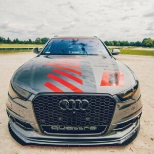 Maxton prednji racing splitter za Audi A6 C7 S-Line (2 splittera = 1 komplet)