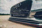 Maxton FRONT RACING SPLITTER AUDI A6 C7 S-LINE (2 splitters = 1 set)