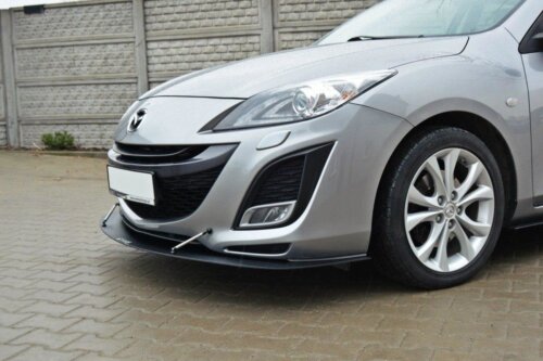 Maxton front racing splitter for Mazda 3 Mk2 Sport (Preface)