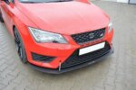 Maxton front racing splitter for Seat Leon III Cupra / FR