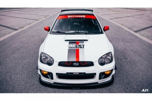 Maxton front racing splitter for Subaru Impreza WRX STI (Blobeye)