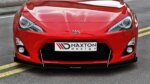Maxton racing front splitter for TOYOTA GT86 (with wings)
