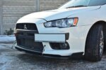 Maxton racing front splitter V.1 for Mitsubishi Lancer Evo X