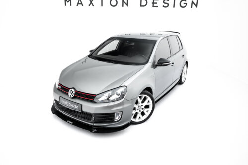 Maxton racing front splitter for VW GOLF MK6 GTI 35TH