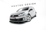 Maxton racing front splitter for VW GOLF MK6 GTI 35TH