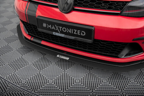 Maxton racing front splitter for VW GOLF VII GTI CLUBSPORT