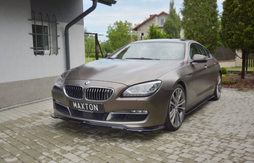 Maxton front splitter for BMW 6 GRAN COUPÉ