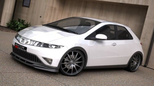 Maxton front splitter for CIVIC MK8 (PREFACE)
