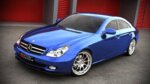 Maxton front splitter for MERCEDES CLS C219 STANDARD BUMPER