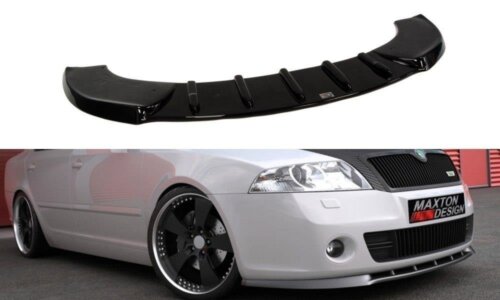 Maxton front splitter for OCTAVIA 2, FIT ONLY FOR OCTAVIA 2 RS PREFACE MODEL