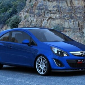 Maxton prednji splitter za OPEL CORSA D (FACELIFT)