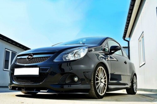 Maxton front splitter for OPEL CORSA D NURBURG (FOR OPC / VXR BUMPER)