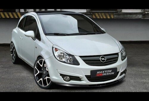 Maxton front splitter for OPEL CORSA D (PREFACE)
