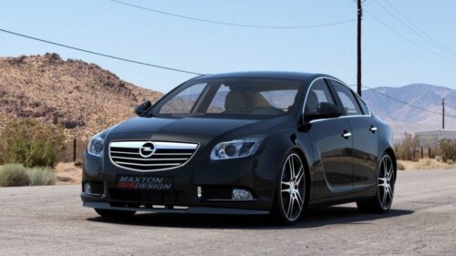 Maxton front splitter for OPEL INSIGNIA MK1 PREFACE MODEL
