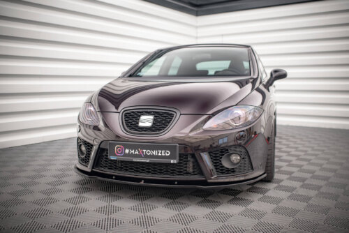 Maxton front splitter for SEAT LEON MK2 CUPRA FR PREFACE