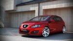 Maxton front splitter for SEAT LEON MK2 (FACELIFT)