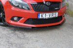 Maxton front splitter for SKODA FABIA MK2 RS