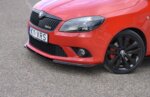 Maxton front splitter for SKODA FABIA MK2 RS